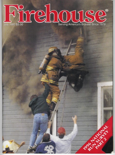 Firehouse Cover Fire in Beltsville 1997