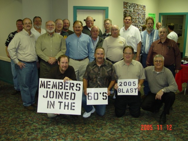 Members joined in the 60's Blast from Past 2005