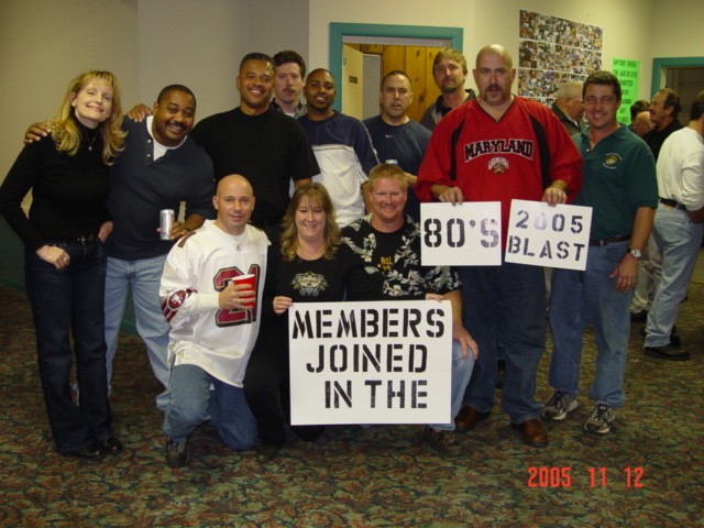 Members joined in the 80's Blast from the Past 2005